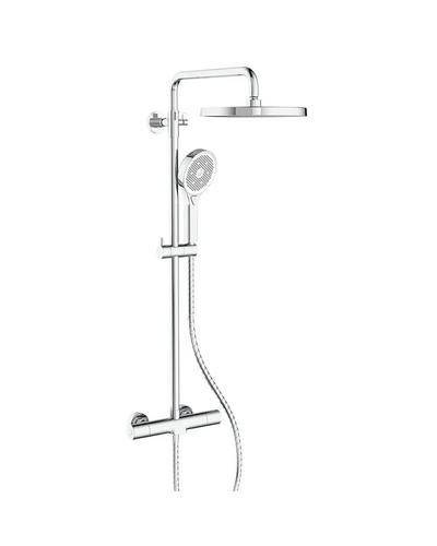 Душова система з термостатичним змішувачем Koer KB-55013-01 (Колір хром) 3 функції (KR4730)