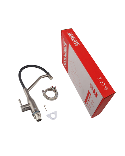 Смеситель для кухни KOER KI-70033-07 из нерж. стали SUS304 графит (KR5818)