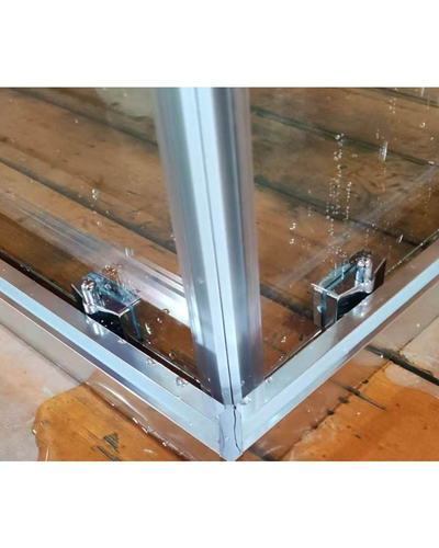 Душова кабіна без піддону Koer SR SC10-90x90x195-TR-01 прозоре скло Easy Clean 6мм, хром (KR5942)