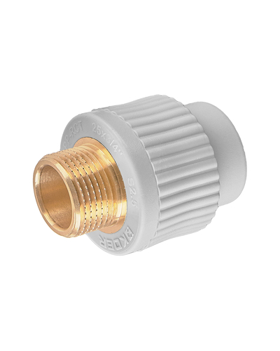 Муфта НР Koer K0097.PRO.WN - 25х3/4М PPR (KR6226)