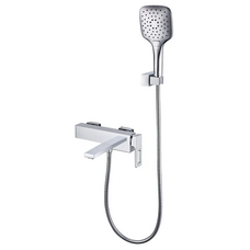 Змішувач для ванни з коротким виливом Koer KB-41009-01 (хром) (KR6017)
