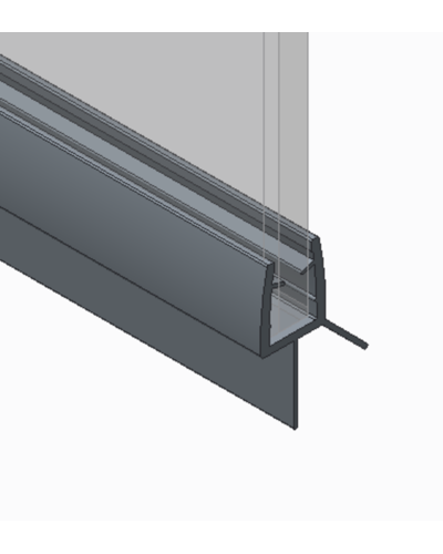 Шторки стеклянные на ванну распашные Koer SR BS02-80x140-TR-12 прозрачное стекло 6мм, матовое золото (KR5940)