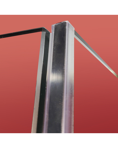 Боковая стенка для кабины Koer SR SW04-80x200-TR-01 прозрачное стекло Easy Clean 10мм, хром (KR5389)