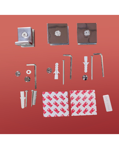 Боковая стенка для кабины Koer SR SW04-80x200-TR-01 прозрачное стекло Easy Clean 10мм, хром (KR5389)