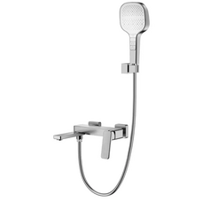 Смеситель для ванны с коротким изливом Koer KB-41037-01 (хром) (KR6004)