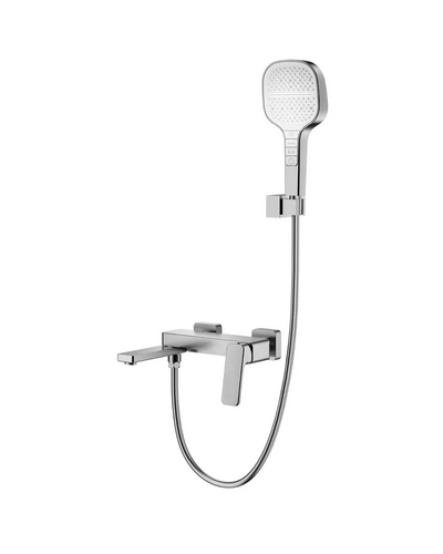 Смеситель для ванны с коротким изливом Koer KB-41037-01 (хром) (KR6004)