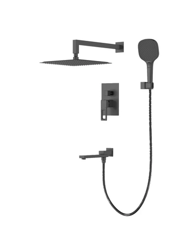 Душова система вбудована Koer KB-66009-07 3 функціі (графіт) (KR5991)