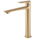 Смеситель для умывальника Koer KB-11028-12 высокий золото мат (KR5295)