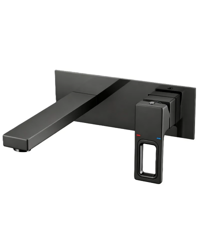 Змішувач для умивальника вбудований Koer KB-16009-07 (графіт) (KR5981)