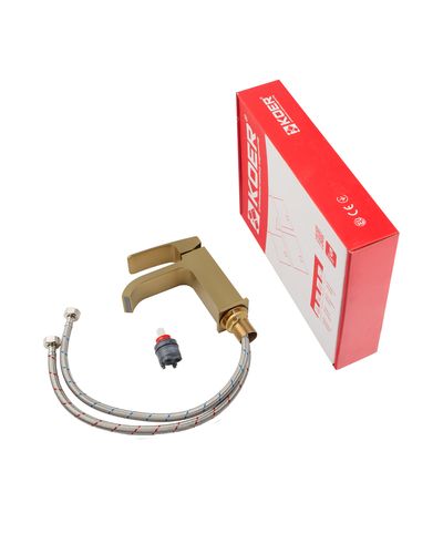 Змішувач для умивальника Koer KB-10037-12 (матове золото) (KR6000)