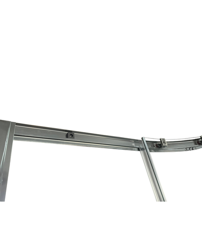 Душова кабіна без піддону Koer SR SC04-90x90x195-TR-02 прозоре скло Easy Clean 5мм SS Color (KR5682)