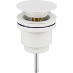 Донний клапан для раковини Koer PW-11-03 1.1/4 універсальний Click-Clack білий (KR5791)