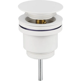 Донный клапан для раковины Koer PW-11-03 1.1/4 универсальный Click-Clack белый (KR5791)