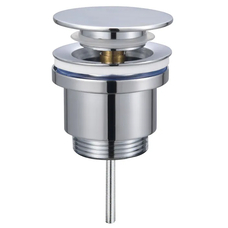 Донний клапан для раковини Koer PW-11-01 1.1/4 універсальний Click-Clack хром (KR5790)