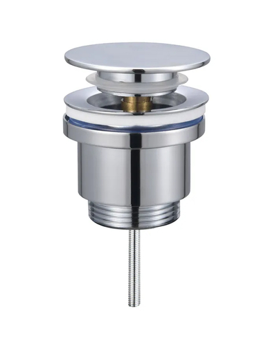 Донний клапан для раковини Koer PW-11-01 1.1/4 універсальний Click-Clack хром (KR5790)