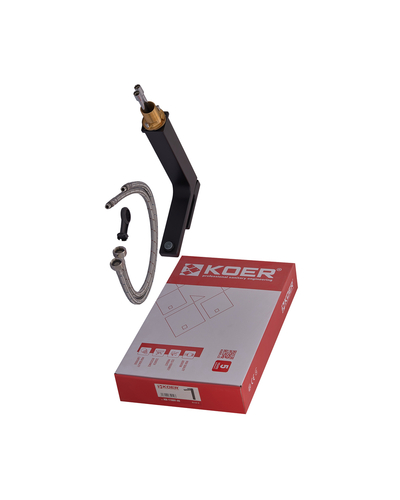 Смеситель для умывальника Koer KB-11009-05 высокий (Цвет черный) (KR3501)