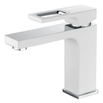 Змішувач для умивальника Koer KB-10009-04 (хром+білий) (KR5975)