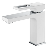 Змішувач для умивальника Koer KB-10009-04 (хром+білий) (KR5975)