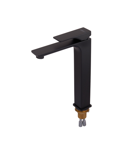 Змішувач для умивальника Koer KB-11010-05 високий (Колір чорний) (KR3483)