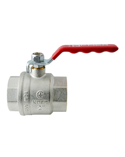 Кран шаровой ГГВ Koer Extreme KE.214-50 - 2" FF ручка "рычаг" красная (KR5749)