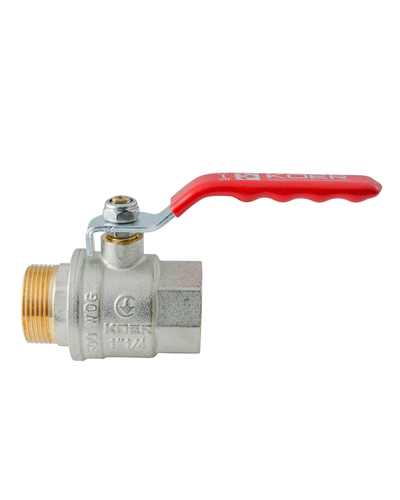 Кран шаровой ГШВ Koer Extreme KE.215-32 - 1 1/4" FM ручка "рычаг" красная (KR5753) Кран шаровой ГШВ Koer Extreme KE.215-32 - 1 1/4" FM ручка "рычаг" красная (KR5753)