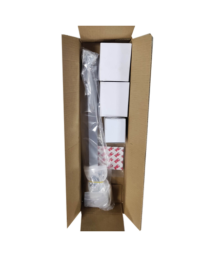 Боковая стенка для кабины Koer SR SW04-80x200-TR-01 прозрачное стекло Easy Clean 10мм, хром (KR5389)