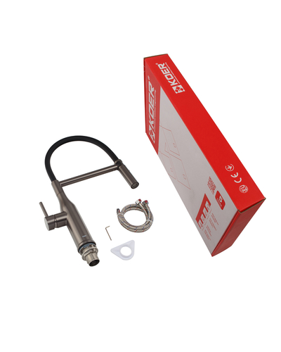 Смеситель для кухни KOER KI-70034-07 из нерж. стали SUS304 графит (KR5810)