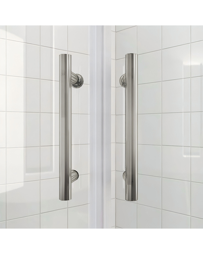 Душова кабіна без піддону Koer SR SC04-90x90x195-TR-02 прозоре скло Easy Clean 5мм SS Color (KR5682)