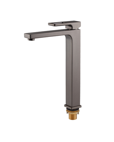 Змішувач для умивальника високий Koer KB-11009-07 (графіт) (KR5978)