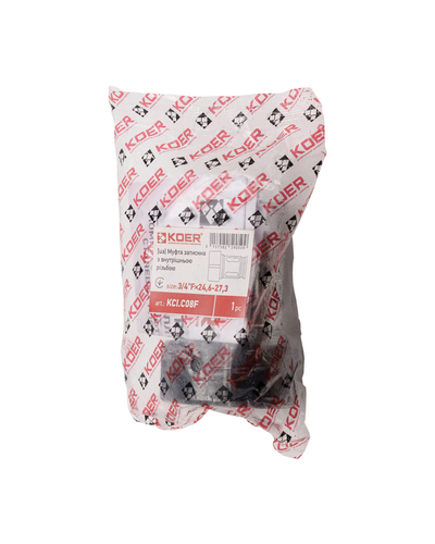 Муфта зажимная с внутренней резьбой Koer KCI.C08F - 3/4"Fx24,6-27,3 (KR5905)