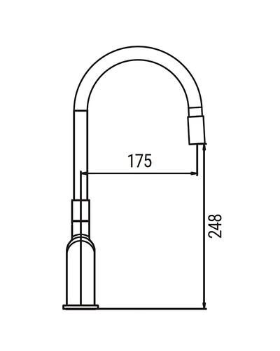 Змішувач для кухні Koer KB-70029-01 хром (KR5486)