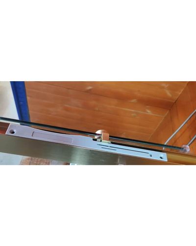 Шторки стеклянные на ванну раздвижные Koer SR BS06-120x150-TR-12 прозрачное стекло Easy Clean 6мм, матовое золото (KR5946)