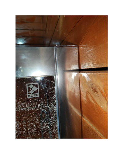 Шторки стеклянные на ванну раздвижные Koer SR BS06-120x150-TR-01 прозрачное стекло Easy Clean 6мм, хром (KR5945)