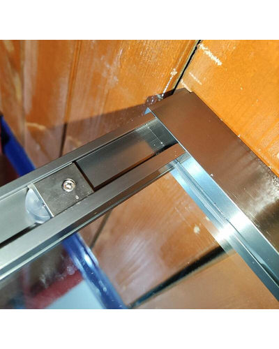 Душова кабіна без піддону Koer SR SC10-90x90x195-TR-07 прозоре скло Easy Clean 6мм, графіт (KR5944)