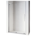 Дверь в нишу Walk-In раздвижная Koer SR SD07-120x200-R-TR-01 прозрачное стекло Easy Clean 8мм хром правая (KR5773)