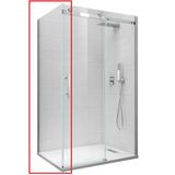 Бічна стінка до кабіни Koer SR SW01-90x200-TR-01 прозоре скло Easy Clean 8мм хром (KR5381)