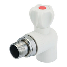 Кран радиаторный 20x1/2 угловой PPR Koer K0157.PRO (KP0201)