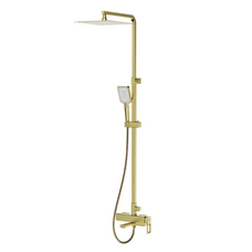 Душова система зі змішувачем Koer KB-56009-12 3 функціі (матове золото) (KR5989)