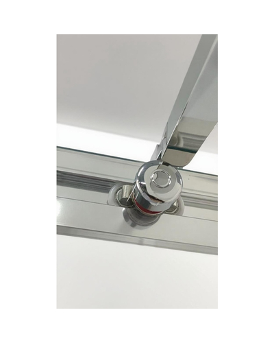 Шторки стеклянные на ванну раздвижные Koer SR BS06-120x150-TR-01 прозрачное стекло Easy Clean 6мм, хром (KR5945)