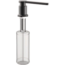 Дозатор для рідкого мила врізний Koer SDB-03-05 чорний (300 мл) (KR5633)