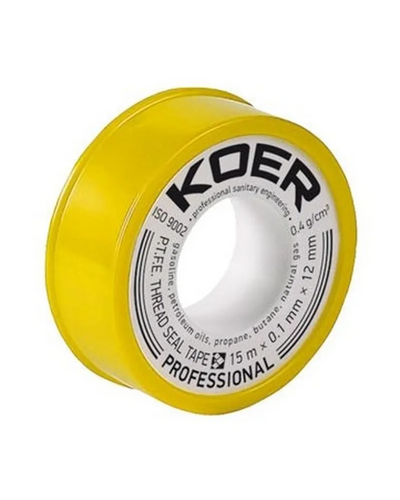 ФУМ стрічка для газу Koer ST-02 15M * 0.1mm * 12mm (KR0120)