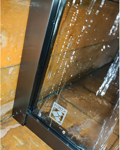 Душова кабіна без піддону Koer SR SC10-90x90x195-TR-07 прозоре скло Easy Clean 6мм, графіт (KR5944)
