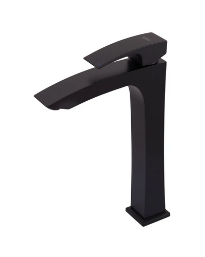 Смеситель для умывальника Koer KB-11007-05 высокий (Цвет черный) (KR3441)