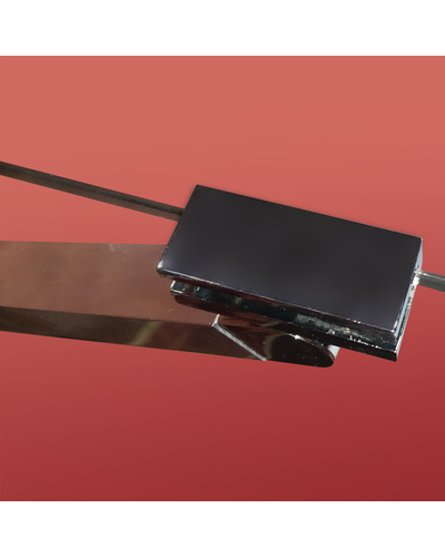 Боковая стенка для кабины Koer SR SW04-80x200-TR-01 прозрачное стекло Easy Clean 10мм, хром (KR5389)