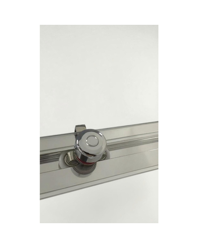 Шторки стеклянные на ванну раздвижные Koer SR BS06-120x150-TR-01 прозрачное стекло Easy Clean 6мм, хром (KR5945)