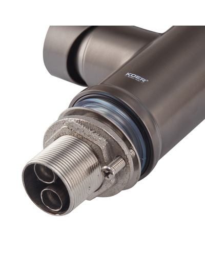 Смеситель для кухни KOER KI-70033-07 из нерж. стали SUS304 графит (KR5818)