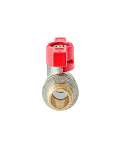 Кран кульовий ШШМ Koer Extreme KE.219-15 - 1/2 MM ручка метелик червона (KR5762)