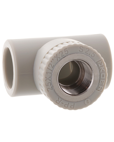 Тройник ВР 25x1/2F PPR Koer K0104.PRO (KP0124)