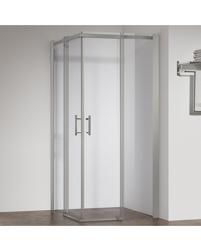 Душевая кабина без поддона Koer SR SC03-90x90x200-TR-02 прозрачное стекло Easy Clean 6мм SS Color (KR5680)