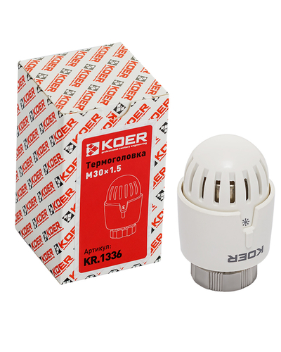 Термоголовка Koer KR.1336 - M30x1.5 (KR3061) Термоголовка Koer KR.1336 - M30x1.5 (KR3061)